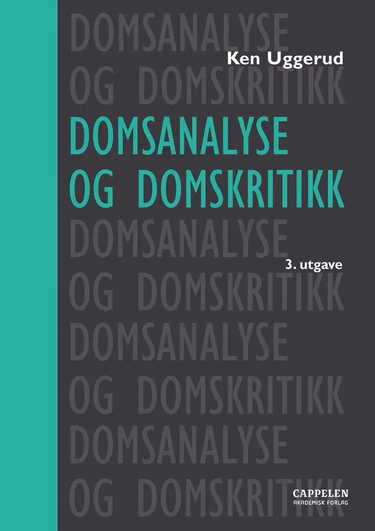 Omslag Domsanalyse og domskritikk av Ken Uggerud (Heftet)