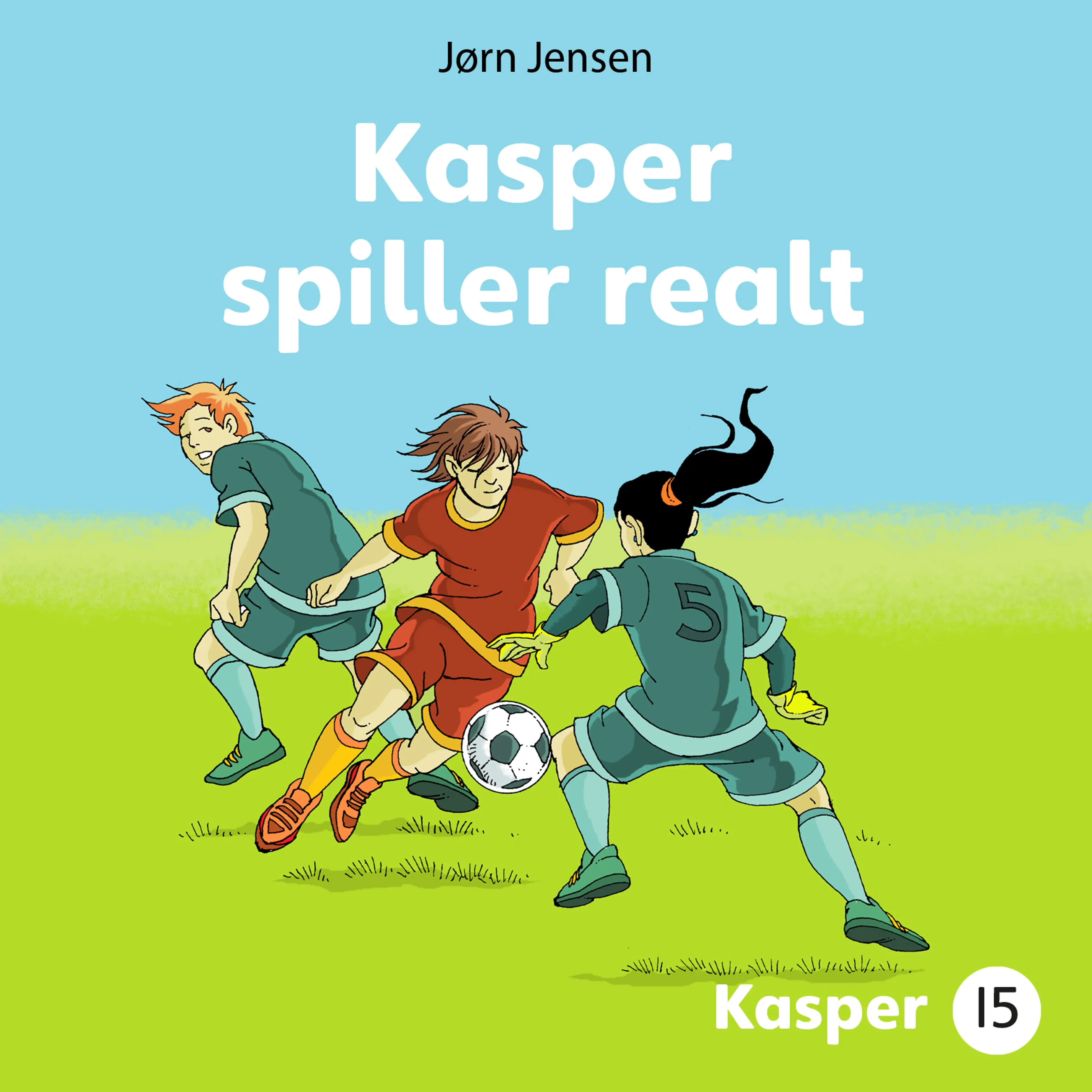 Omslag Kasper spiller realt av Jørn Jensen (Lydbok)