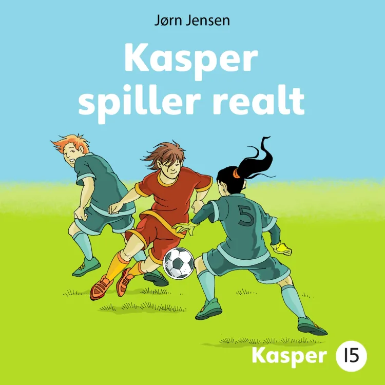 Omslag Kasper spiller realt av Jørn Jensen (Lydbok)
