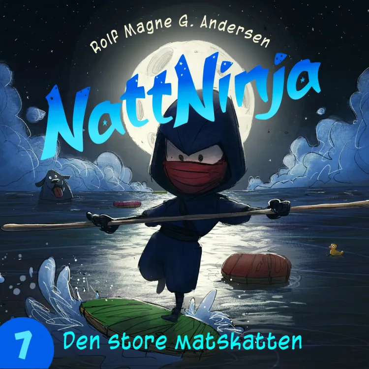 Omslag Nattninja - Den Store Matskatten av Rolf Magne G. Andersen (Lydbok)