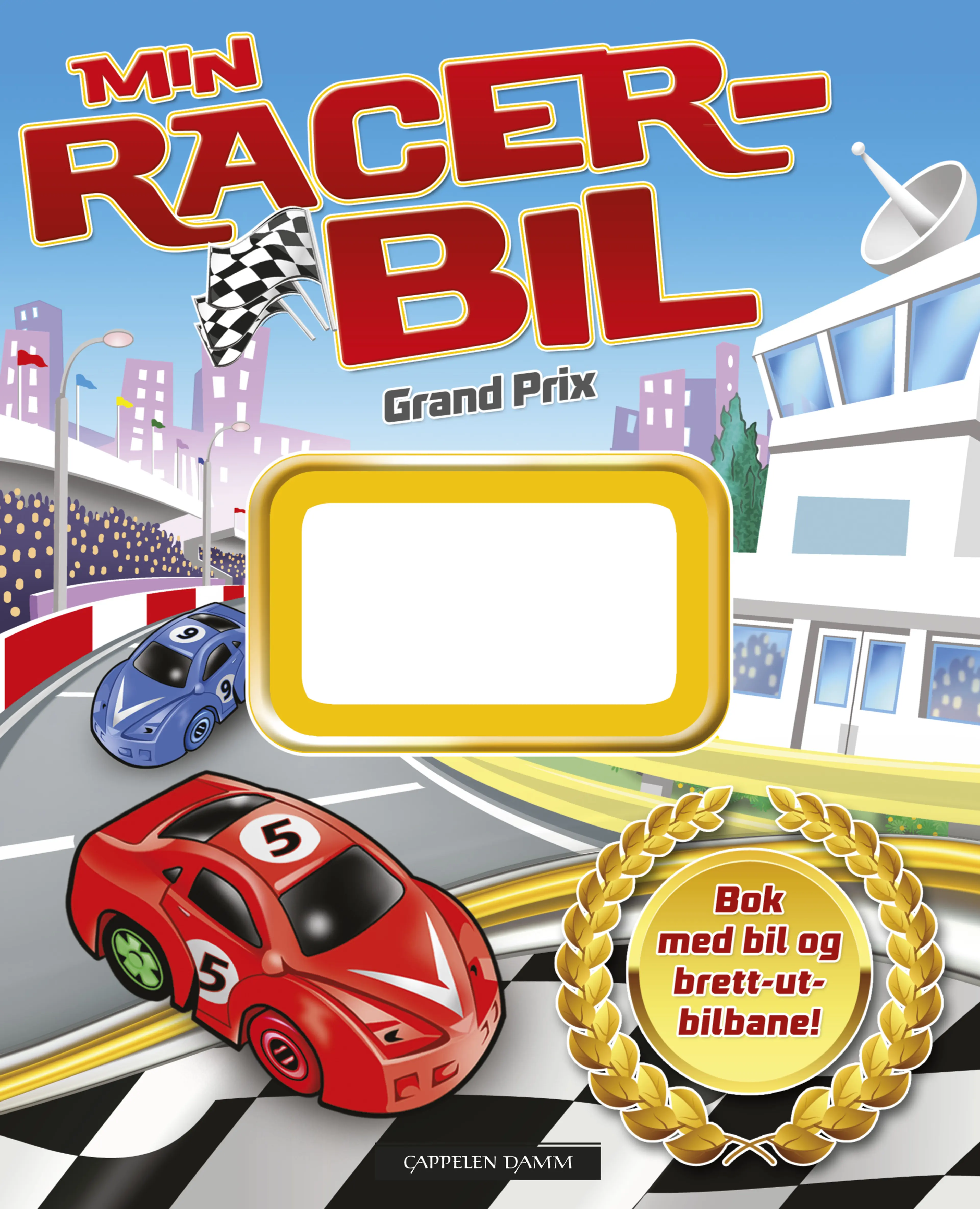 Omslag Min racerbil (Innbundet)