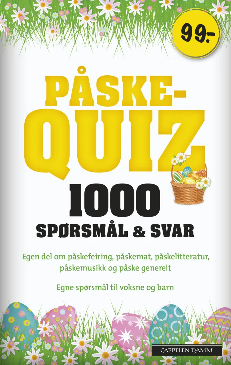 Omslag Påskequiz 2019 av Marit O. Bromark (Heftet)