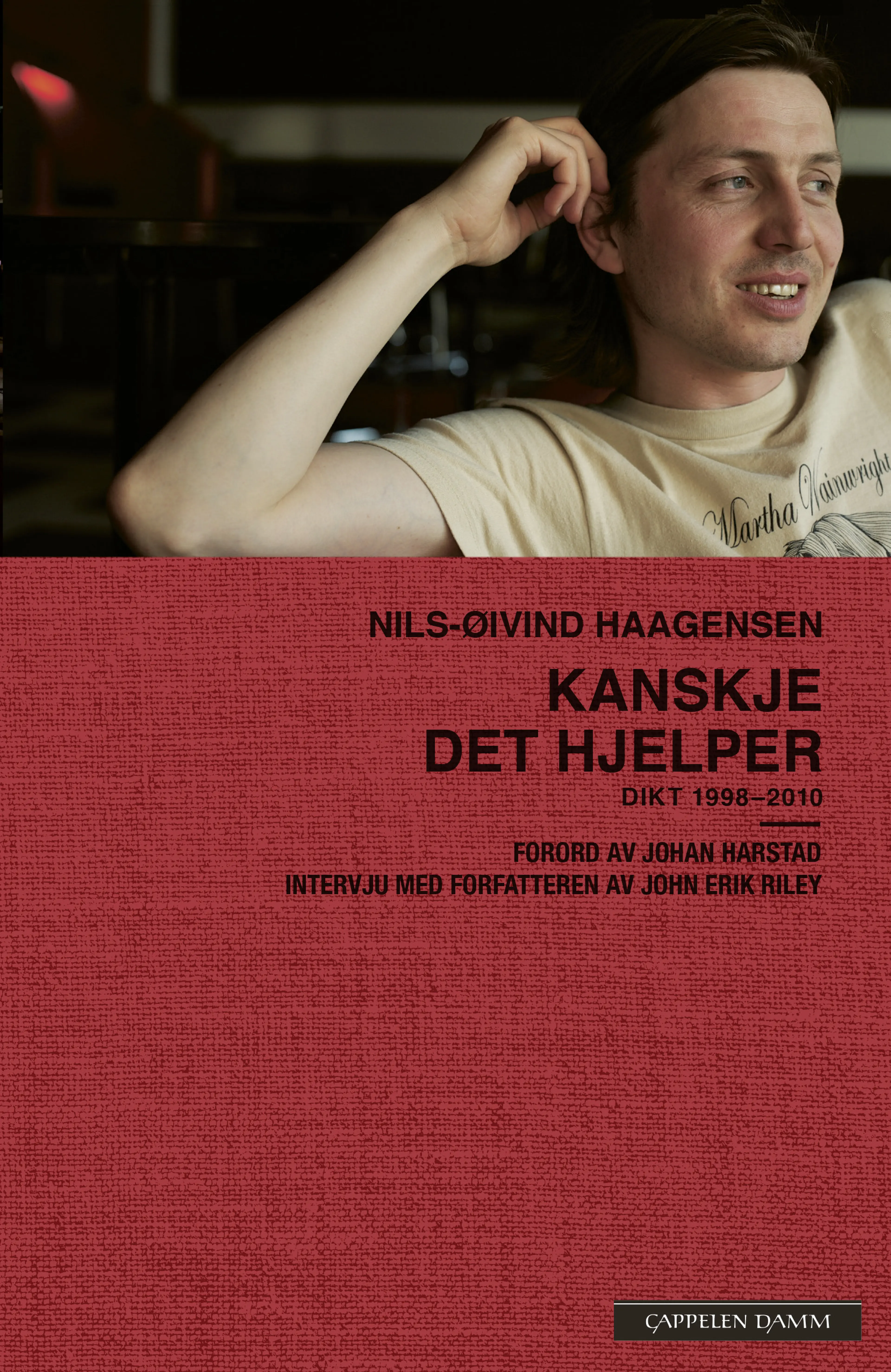 Omslag Kanskje det hjelper av Nils-Øivind Haagensen (Innbundet)