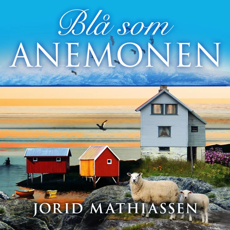 Omslag Blå som anemonen av Jorid Mathiassen (Lydbok)
