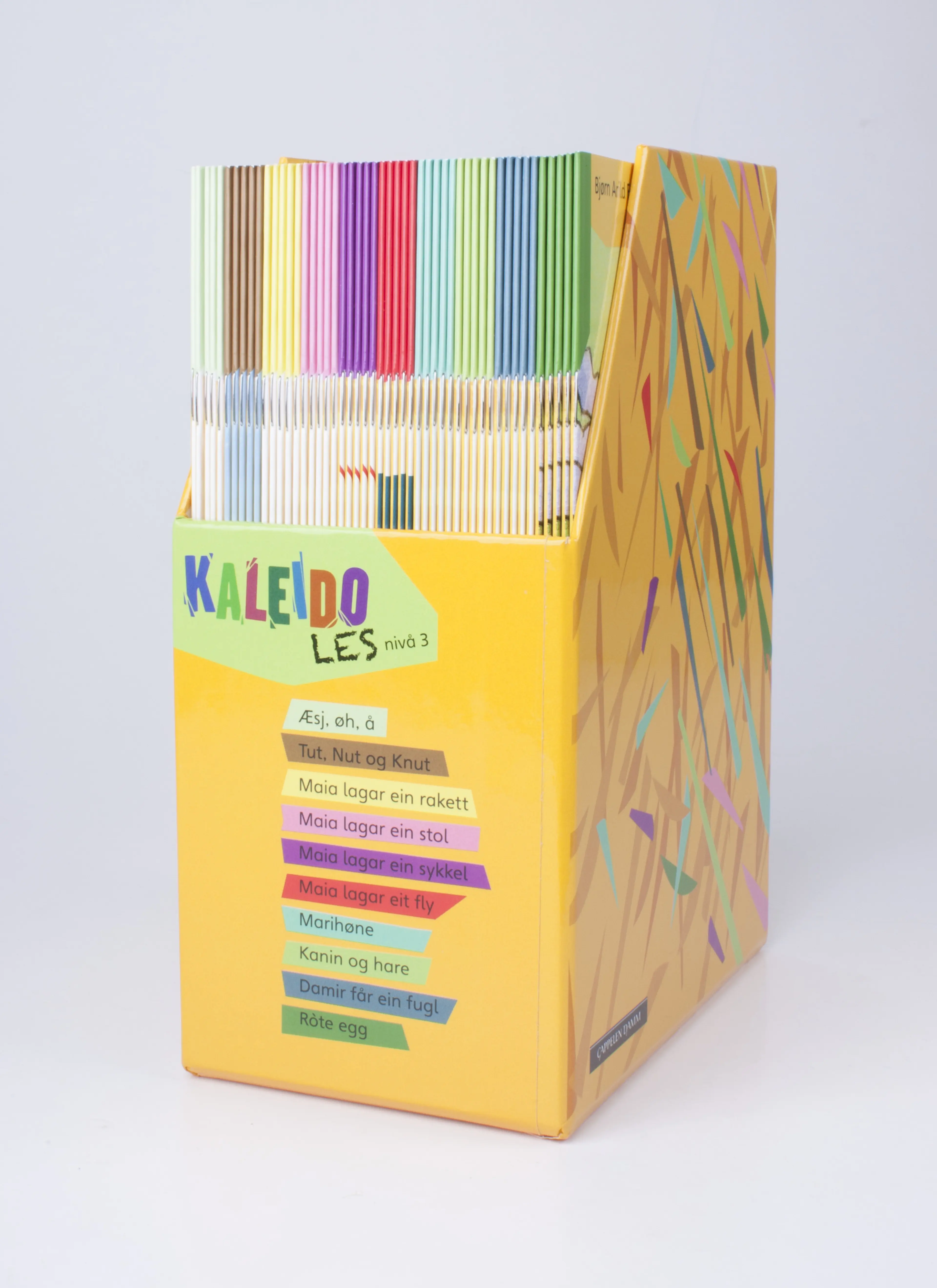 Omslag Kaleido Les Nivå 3 (boks) av Bjørn Arild Ersland og Janne Aasebø Johnsen (Eske)