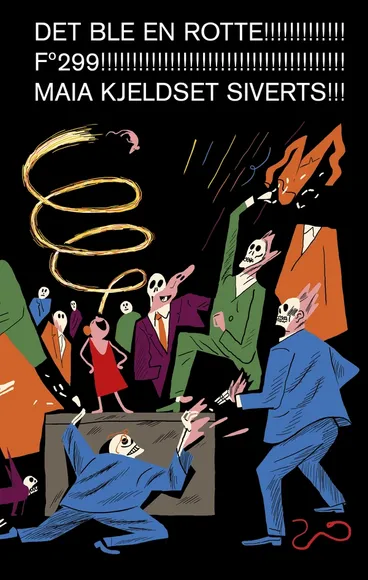 Omslag Det ble en rotte! av Maia Kjeldset Siverts (Heftet)