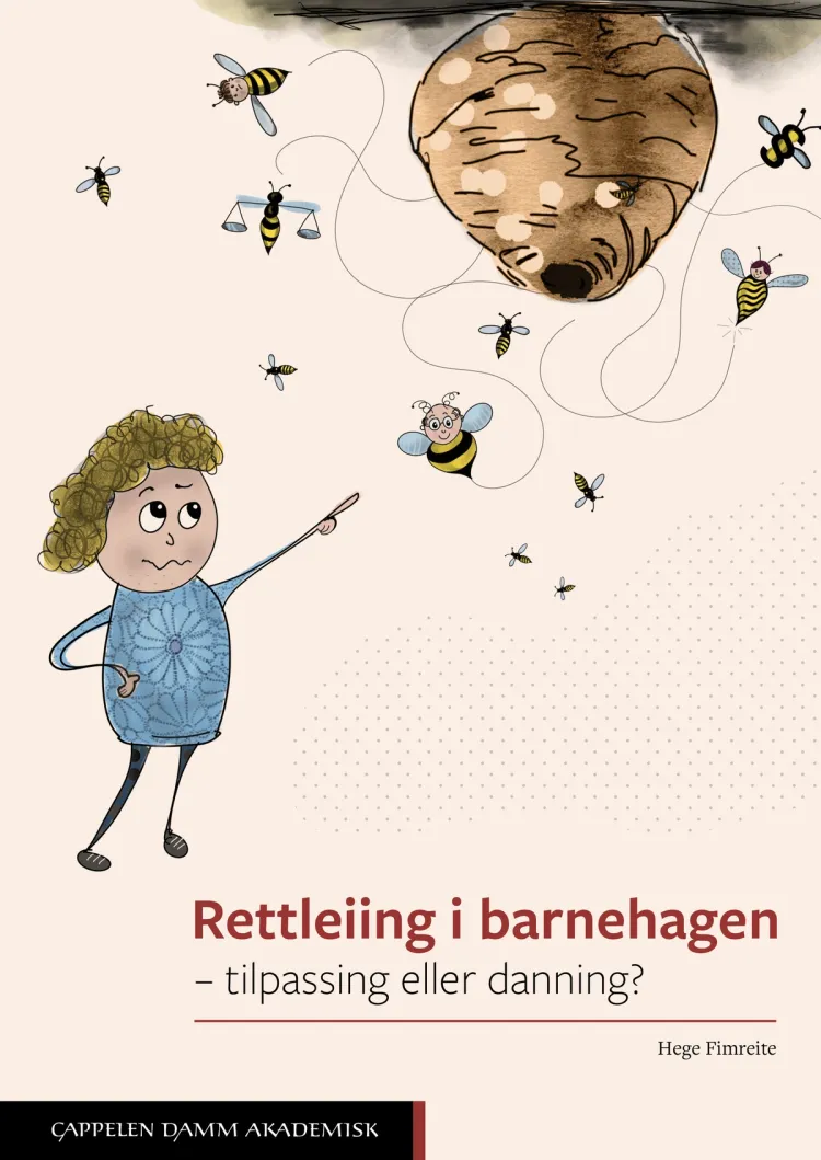 Omslag Rettleiing i barnehagen – tilpassing eller danning? av Hege Fimreite (Heftet)
