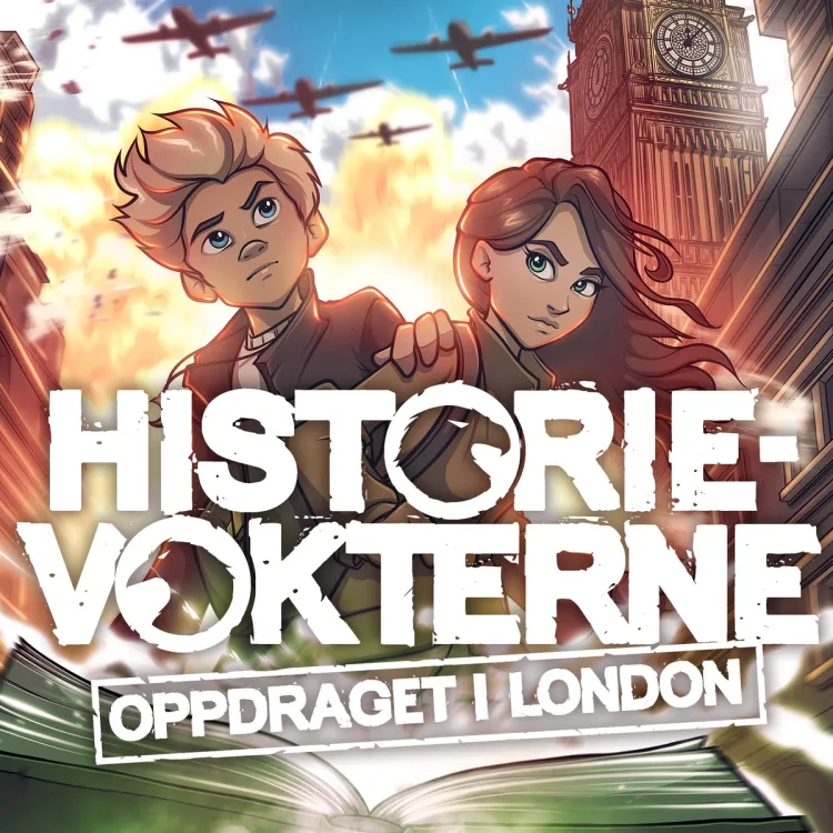 Omslag Oppdraget i London av Hanna og Jakob Blixt (Lydbok)