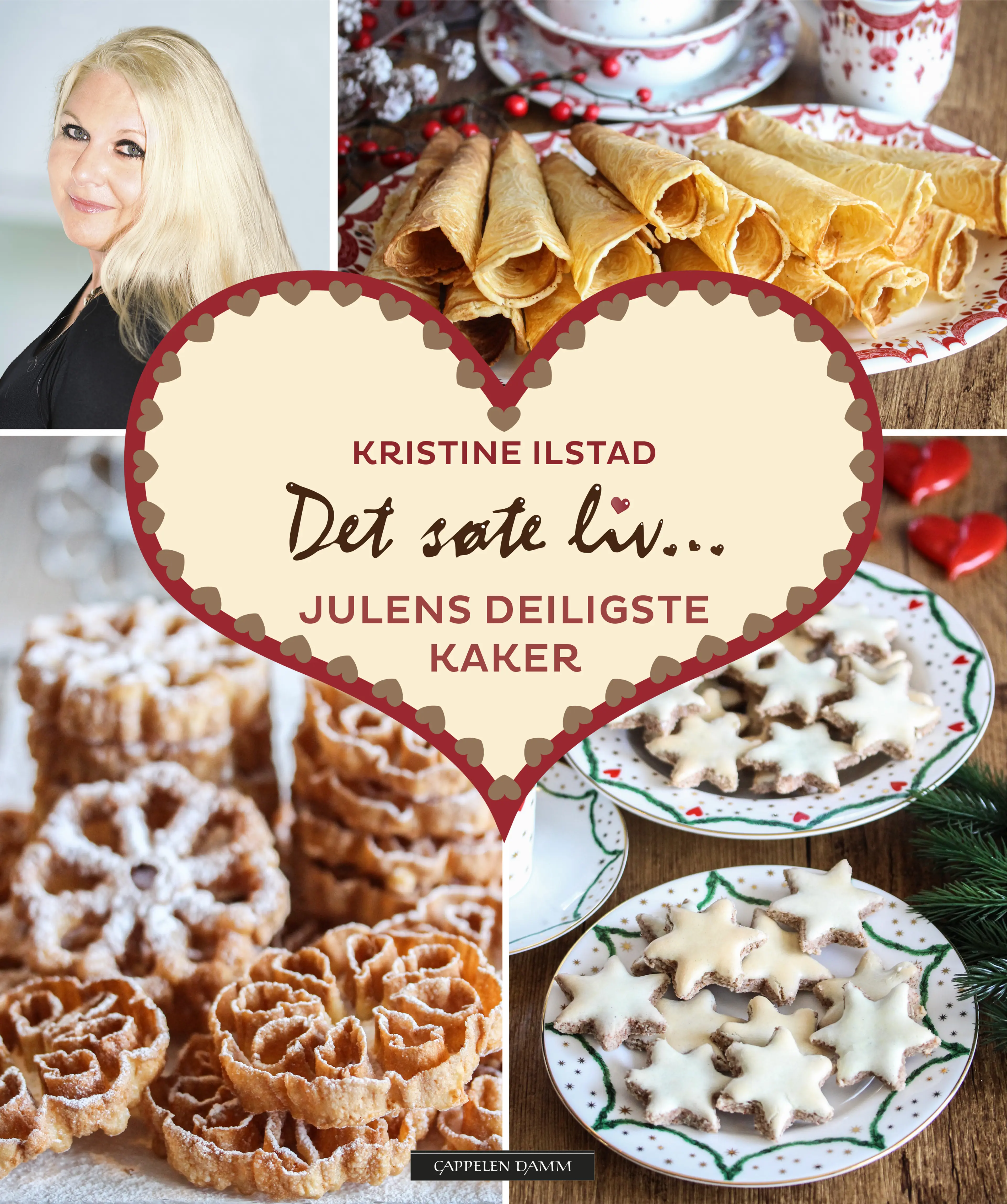Omslag Det søte liv - Julens deiligste kaker av Kristine Ilstad (Innbundet)