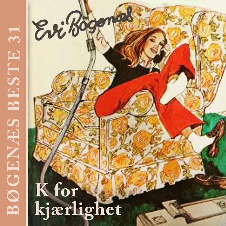 Omslag K for kjærlighet av Evi Bøgenæs (Nedlastbar lydbok)