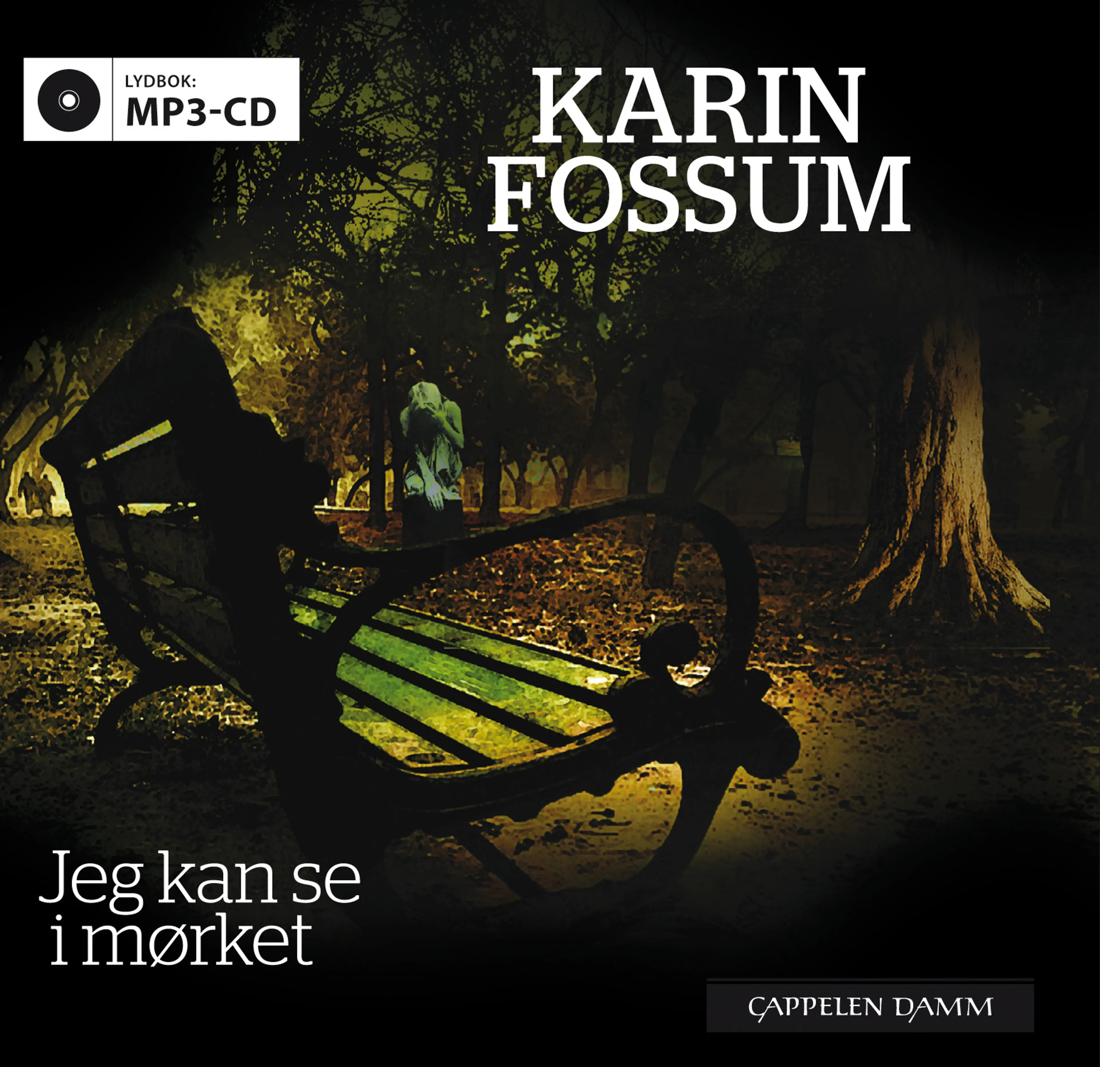 Omslag Jeg kan se i mørket av Karin Fossum (CD)