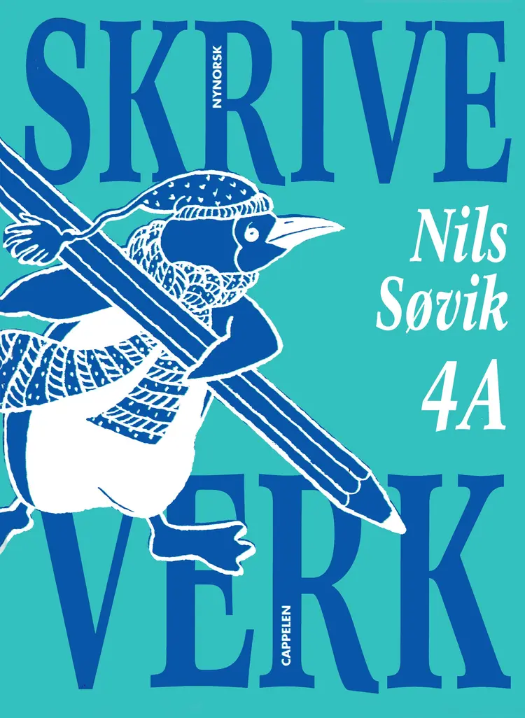 Omslag Skriveverk 4A Løkkeskrift av Nils Søvik (Heftet)