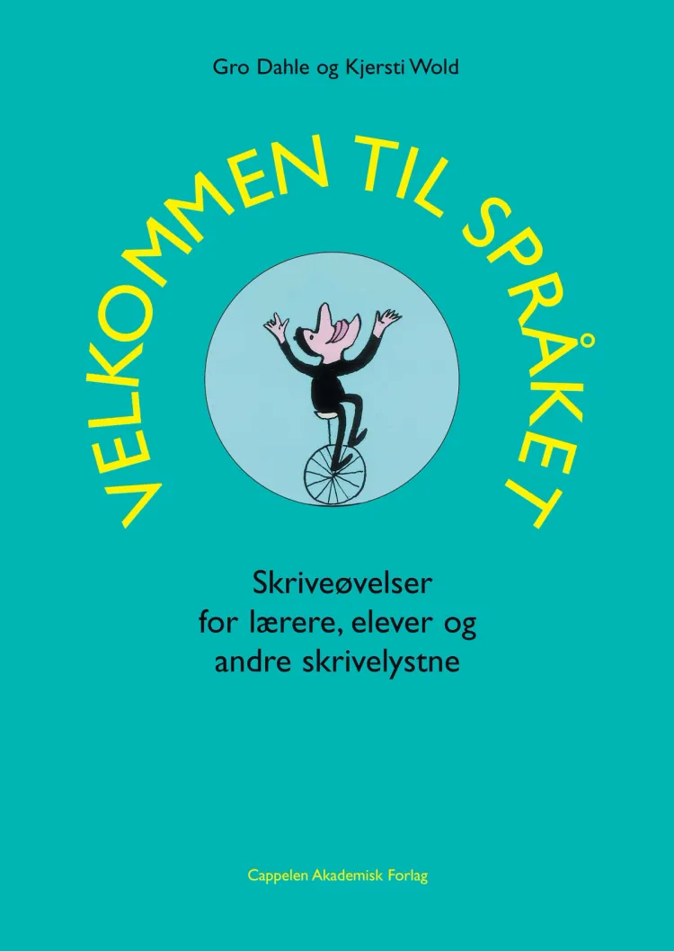 Omslag Velkommen til språket av Gro Dahle og Kjersti Wold (Heftet)
