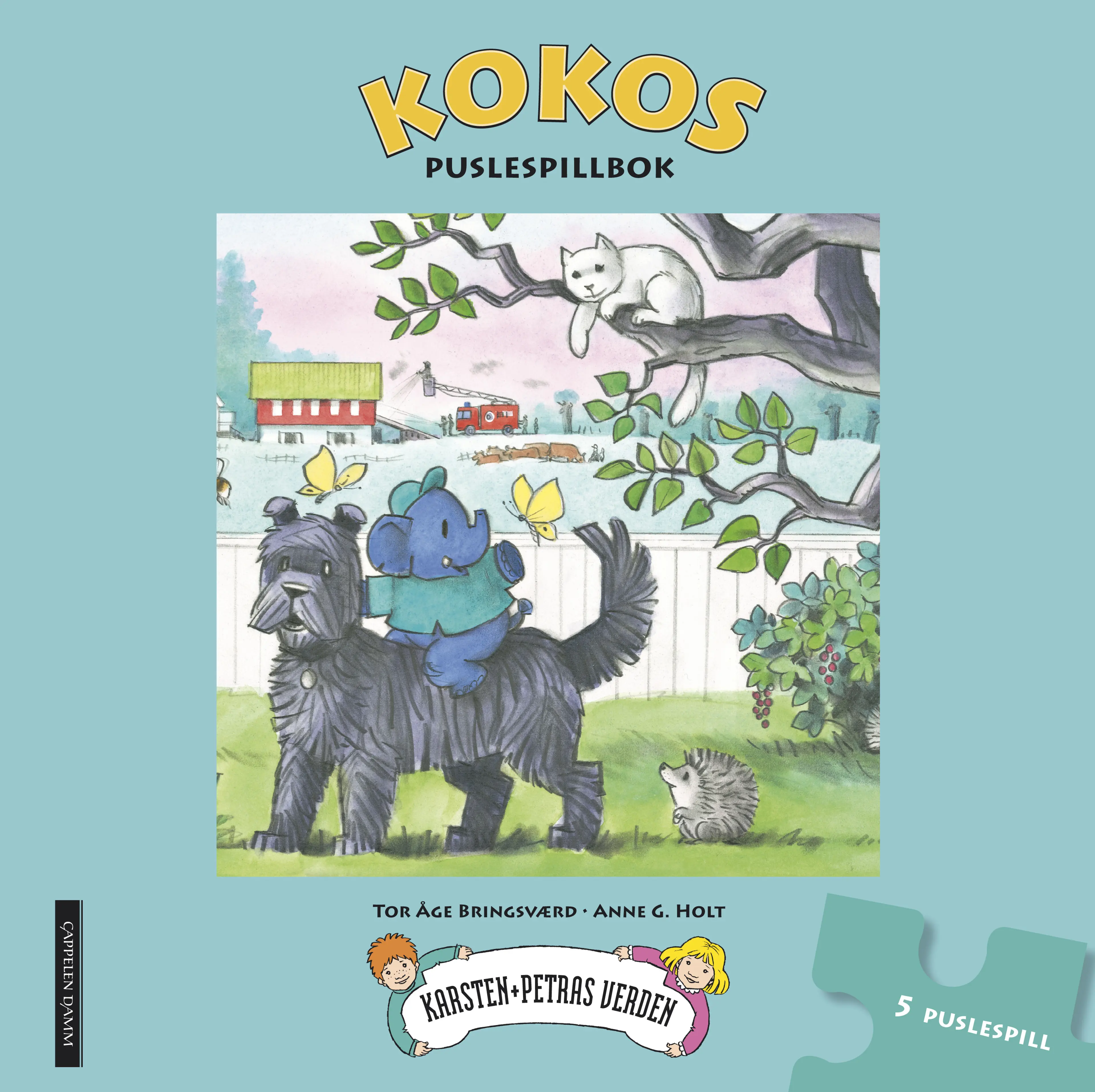 Omslag Kokos puslespillbok av Tor Åge Bringsværd (Innbundet)