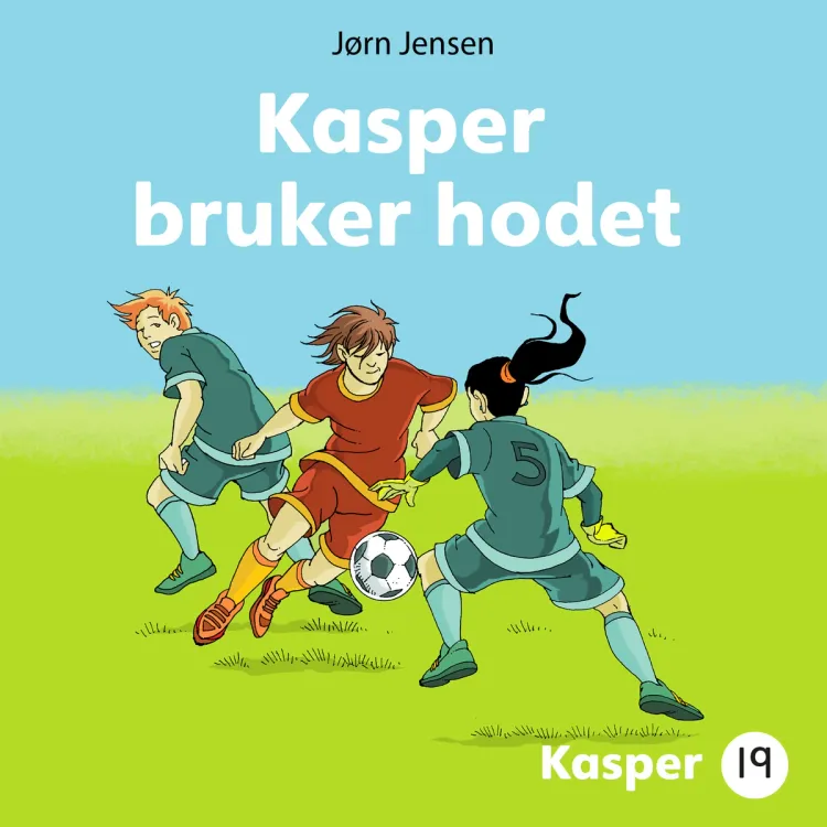 Omslag Kasper bruker hodet av Jørn Jensen (Lydbok)