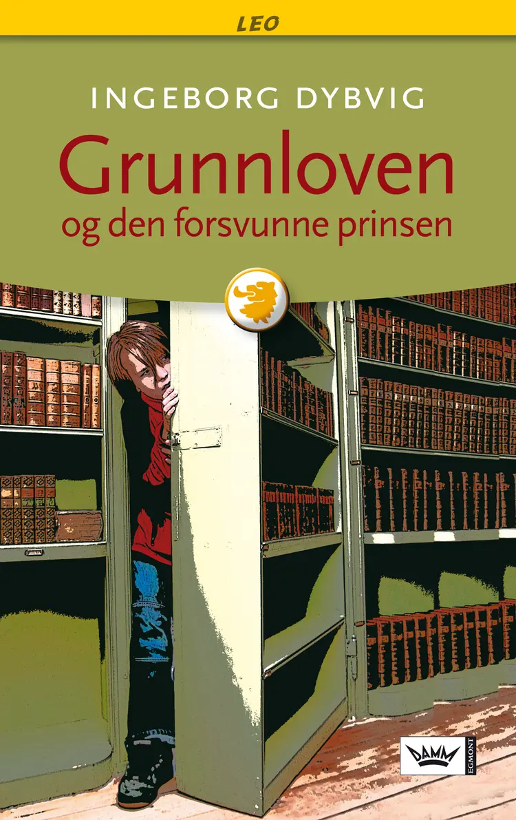 Omslag Grunnloven og den forsvunne prinsen av Ingeborg Dybvig (Ebok)