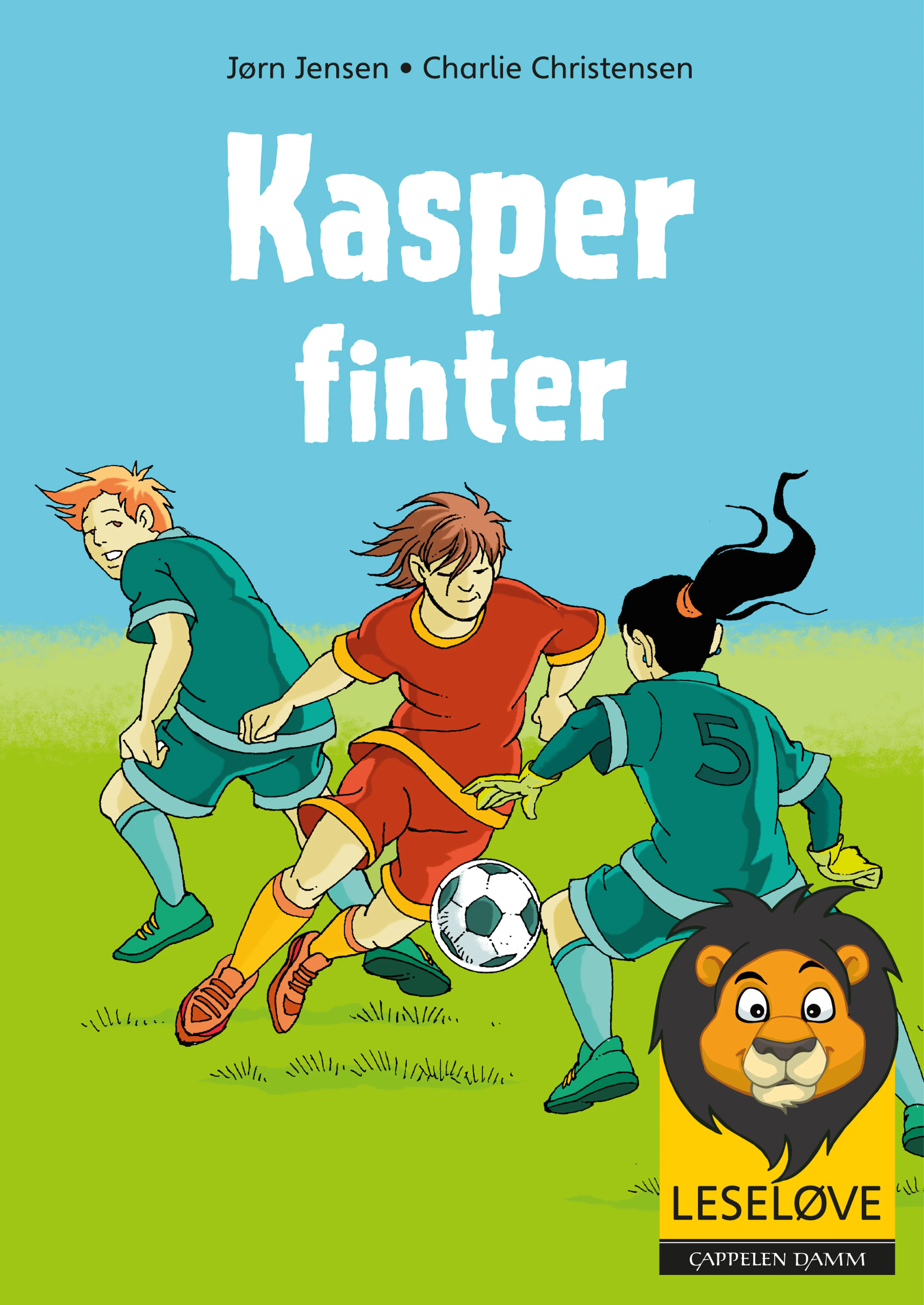 Omslag Leseløve - Kasper finter av Jørn Jensen (Innbundet)