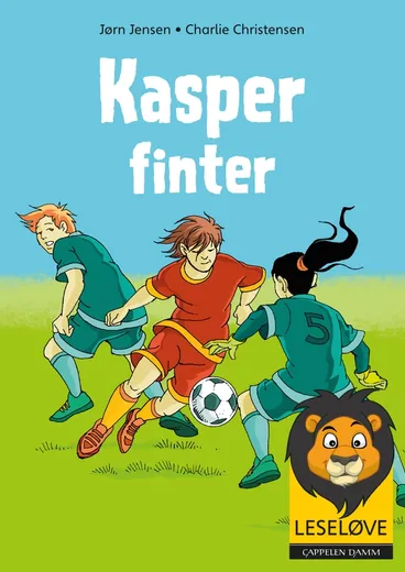 Omslag Leseløve - Kasper finter av Jørn Jensen (Innbundet)
