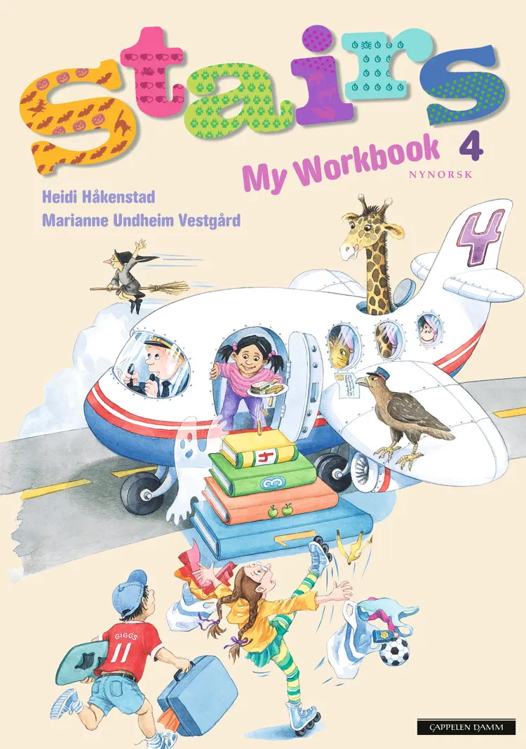 Omslag Stairs 4 My Workbook av Heidi Håkenstad og Marianne Undheim Vestgård (Heftet)