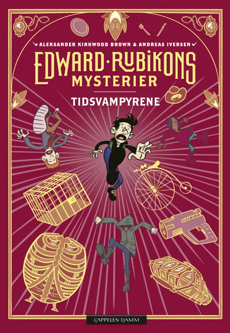 Omslag Edward Rubikons mysterier: Tidsvampyrene av Aleksander Kirkwood Brown (Ebok)