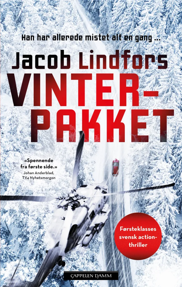 Omslag Vinterpakket av Jacob Lindfors (Heftet)