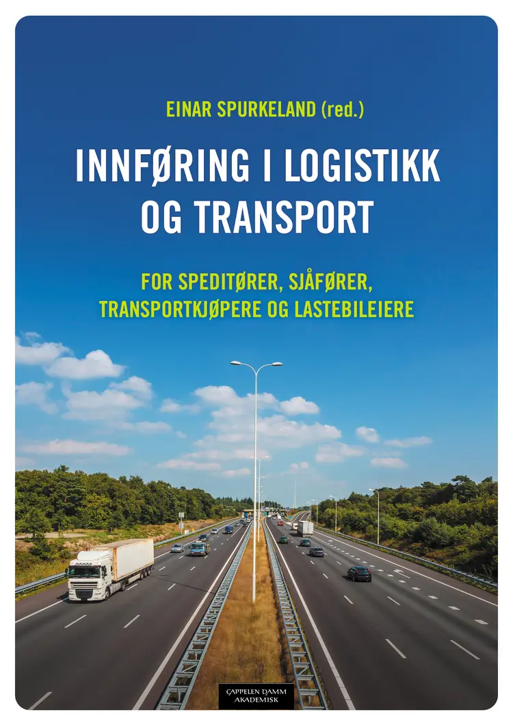 Omslag Innføring i logistikk og transport av Einar Spurkeland (red.) (Heftet)