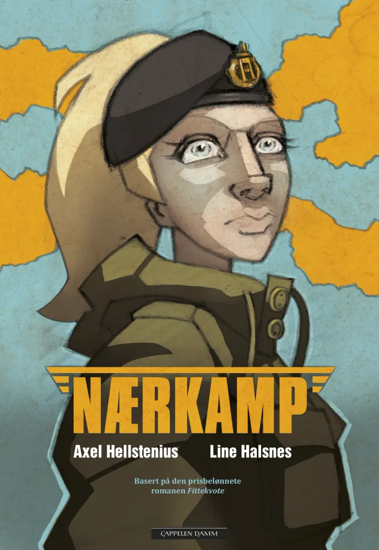 Omslag Nærkamp av Axel Hellstenius (Innbundet)