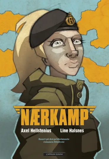 Omslag Nærkamp av Axel Hellstenius (Innbundet)