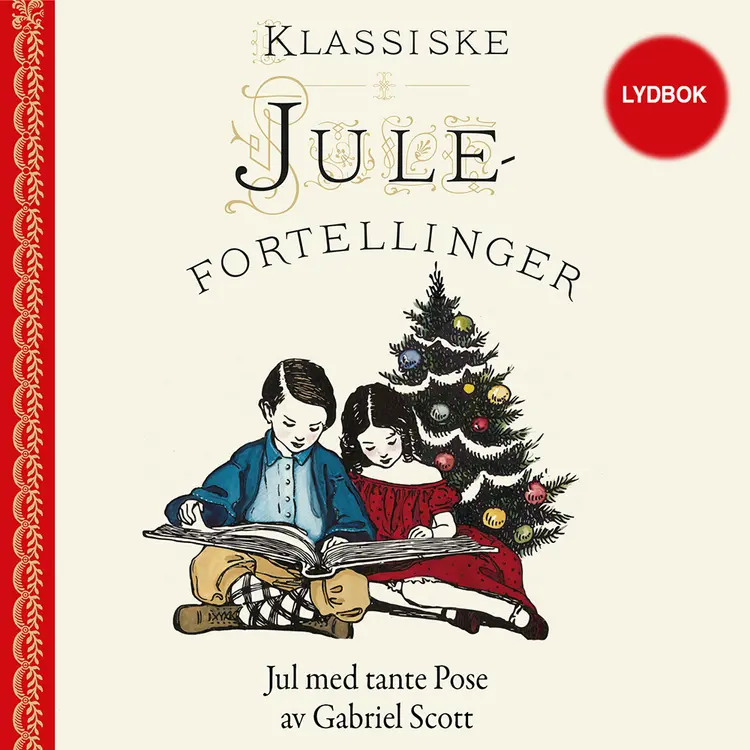 Omslag Jul med tante Pose av Gabriel Scott (Lydbok)