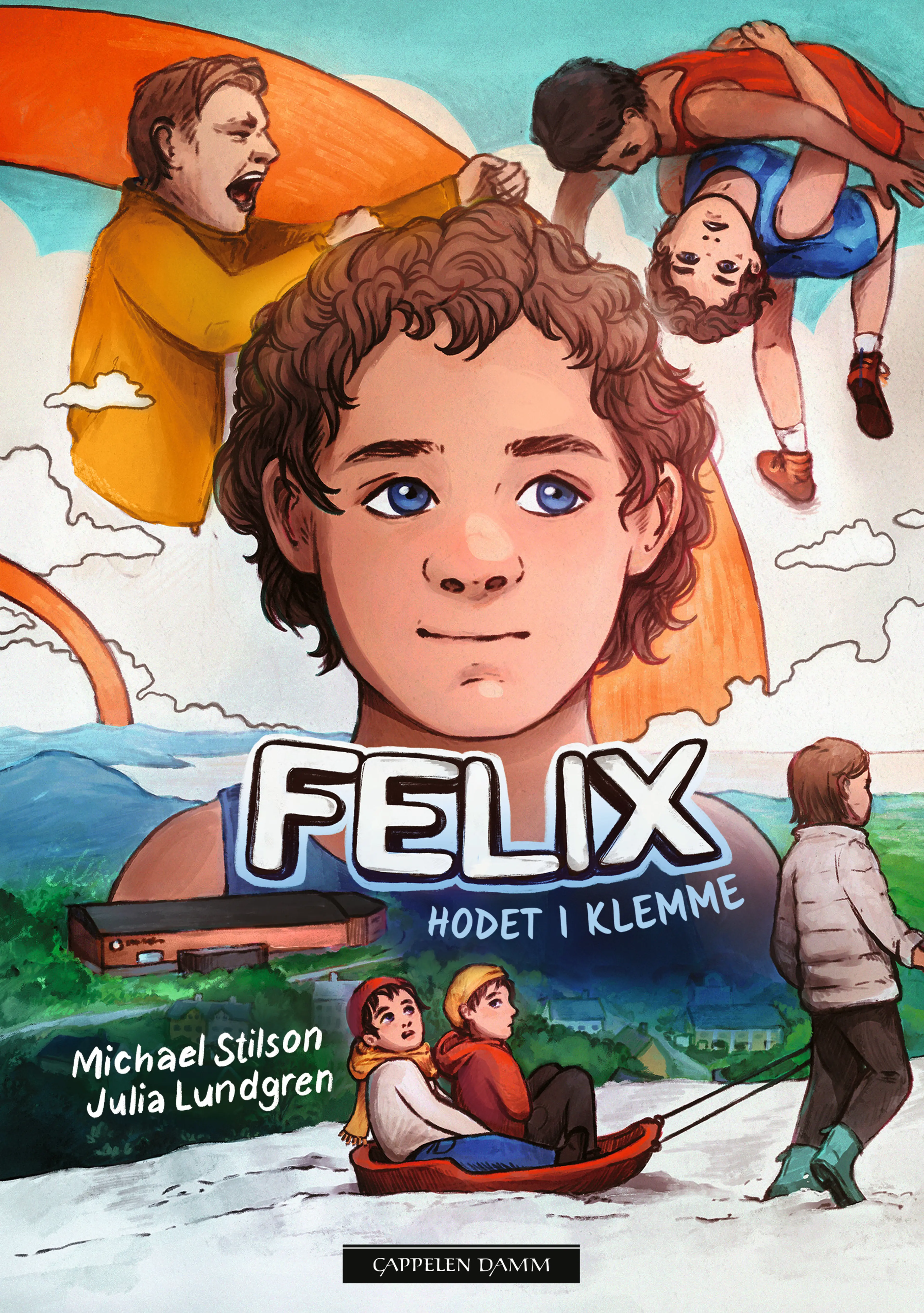 Omslag Felix - Hodet i klemme av Felix Baldauf, Eren Gjægtvik og Michael Stilson (Innbundet)