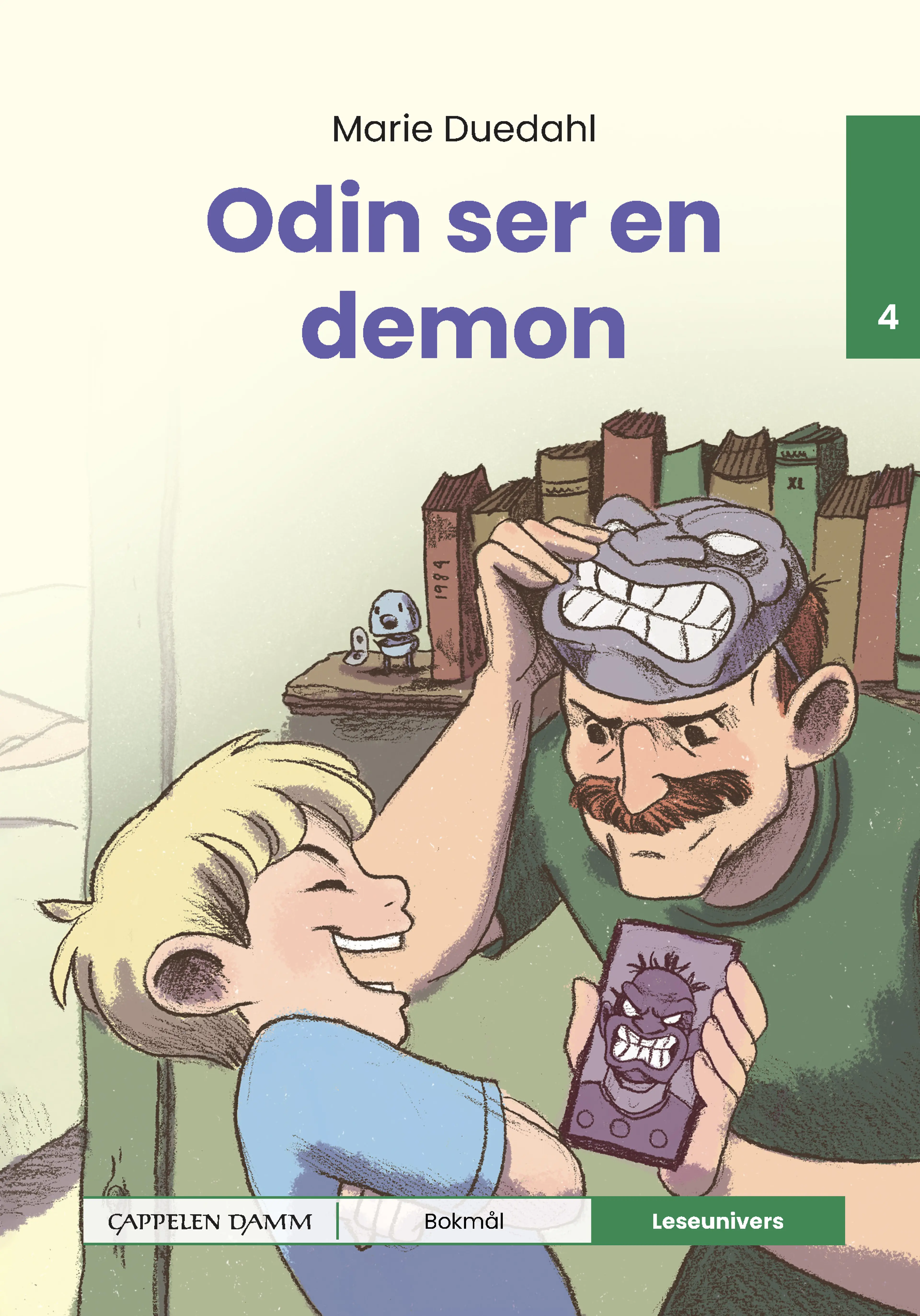 Omslag Leseunivers 4: Odin ser en demon av Marie Duedahl (Innbundet)