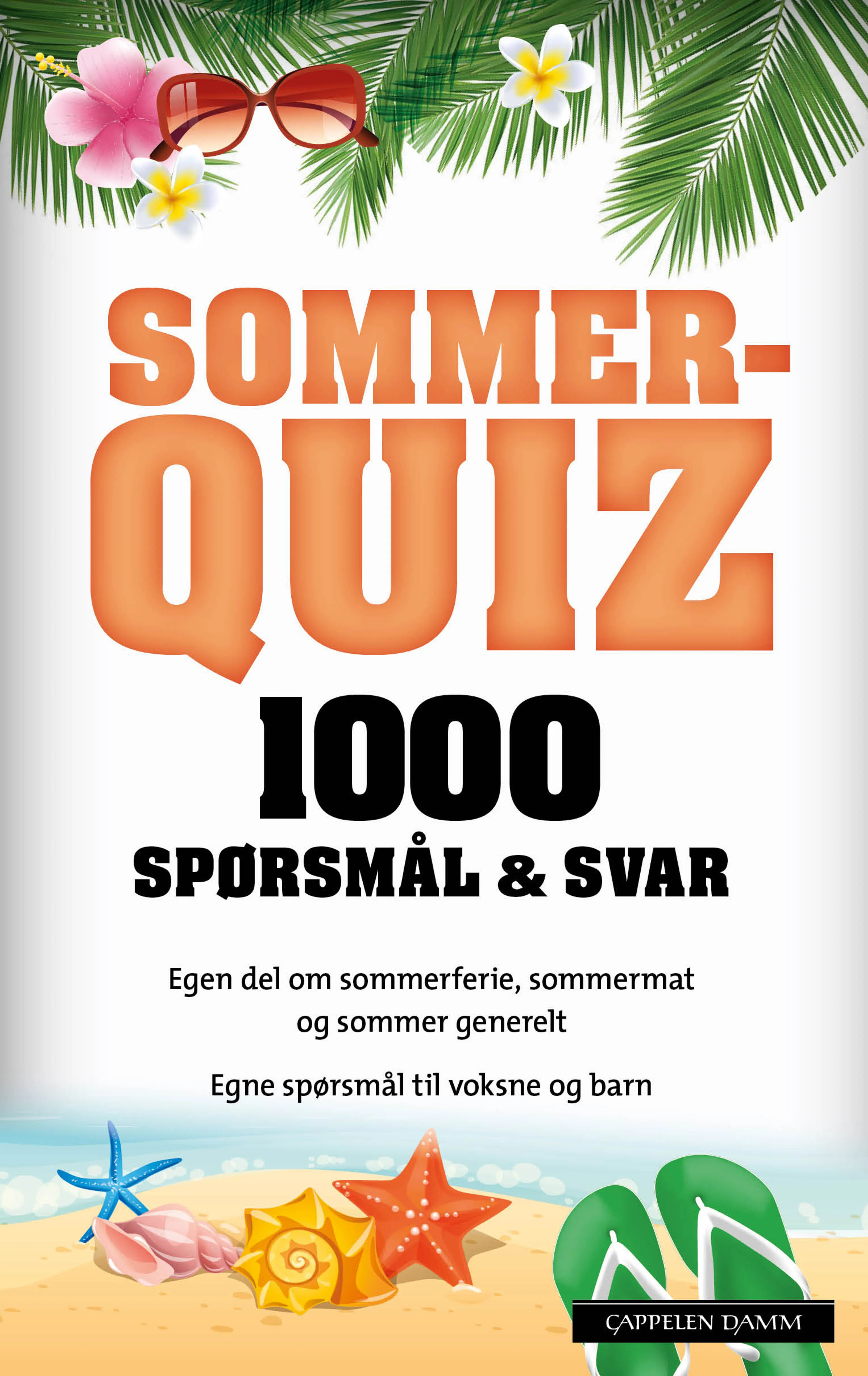 Omslag Sommerquiz 2018 av Marit O. Bromark (Heftet)