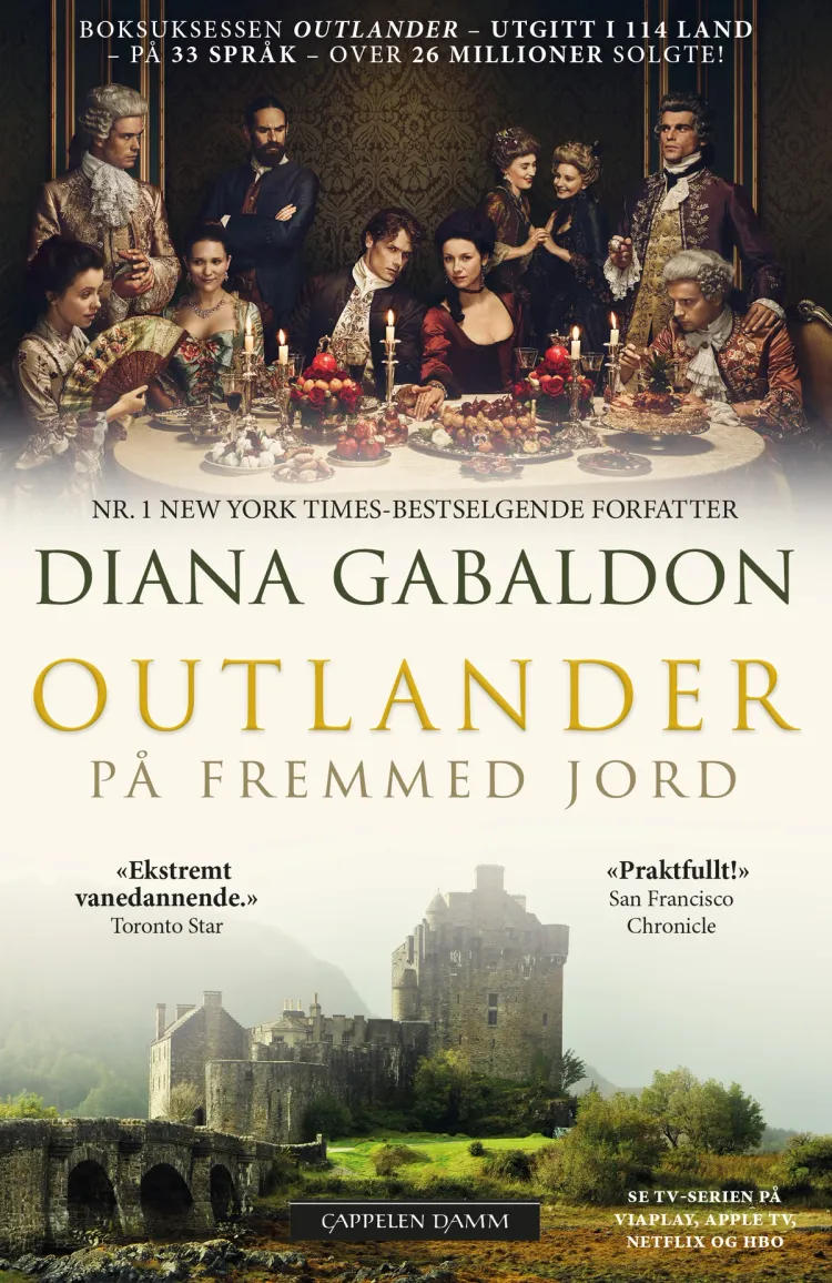 Omslag På fremmed jord av Diana Gabaldon (Heftet)