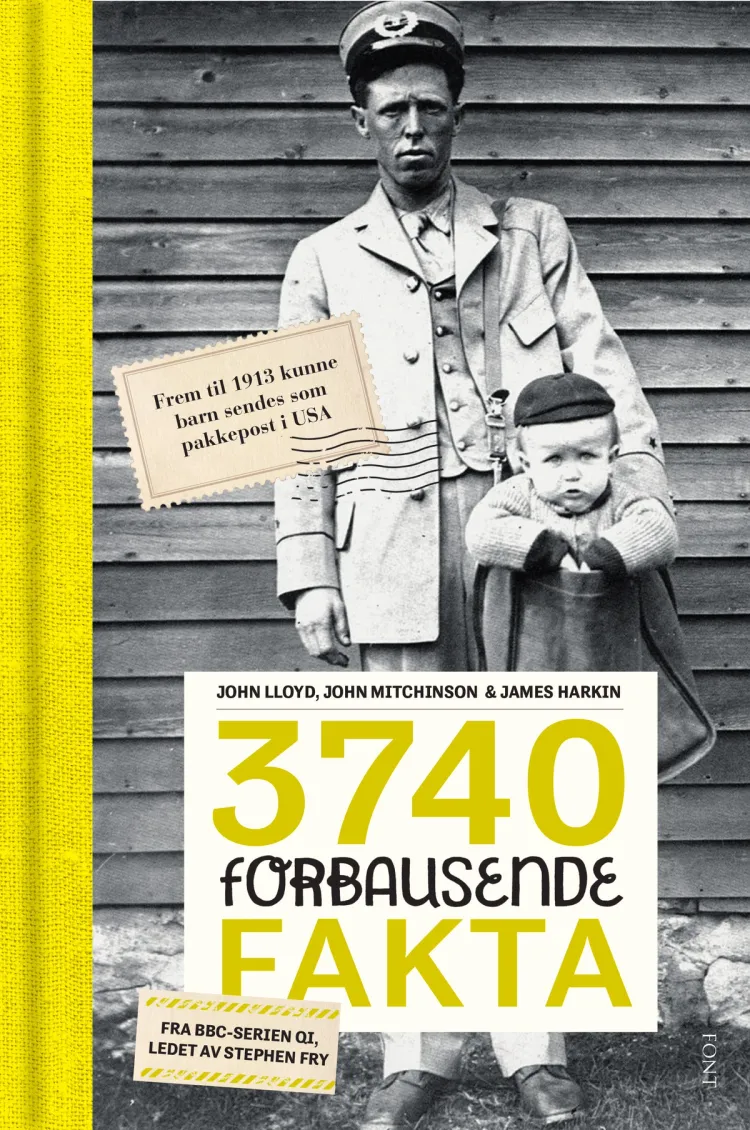 Omslag 3740 forbausende fakta av John Mitchinson, John Lloyd og James Harkin (Ebok)