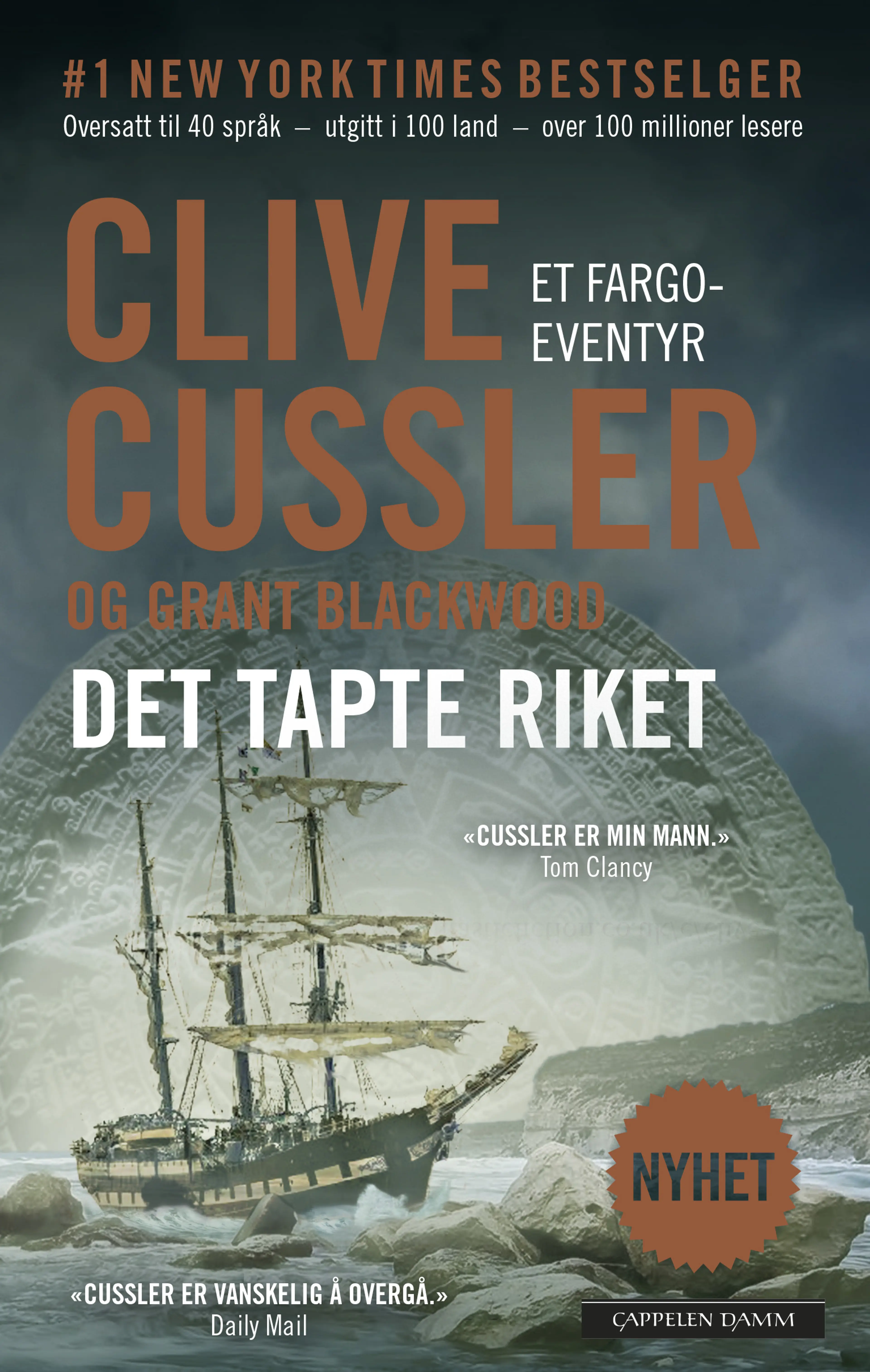 Omslag Det tapte riket av Clive Cussler (Heftet)