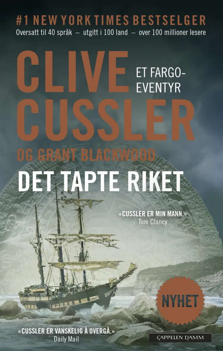 Omslag Det tapte riket av Clive Cussler (Heftet)