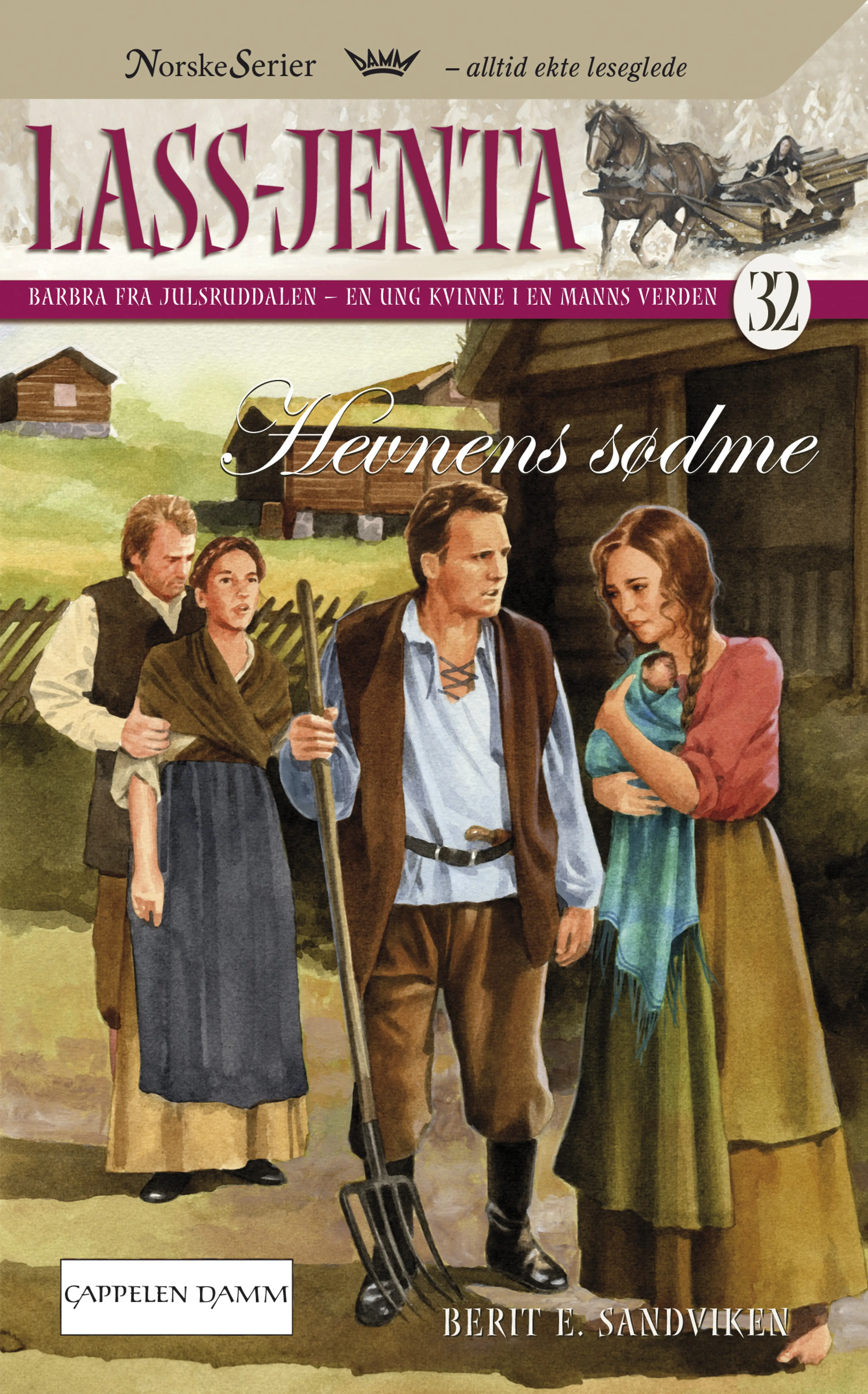 Omslag Hevnens sødme av Berit Sandviken (Ebok)