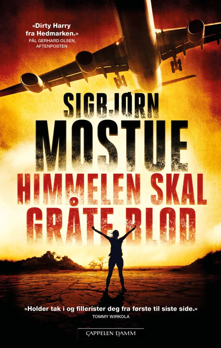 Omslag Himmelen skal gråte blod av Sigbjørn Mostue (Ebok)