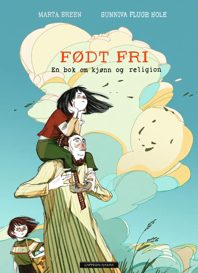 Omslag Født fri av Marta Breen (Innbundet)