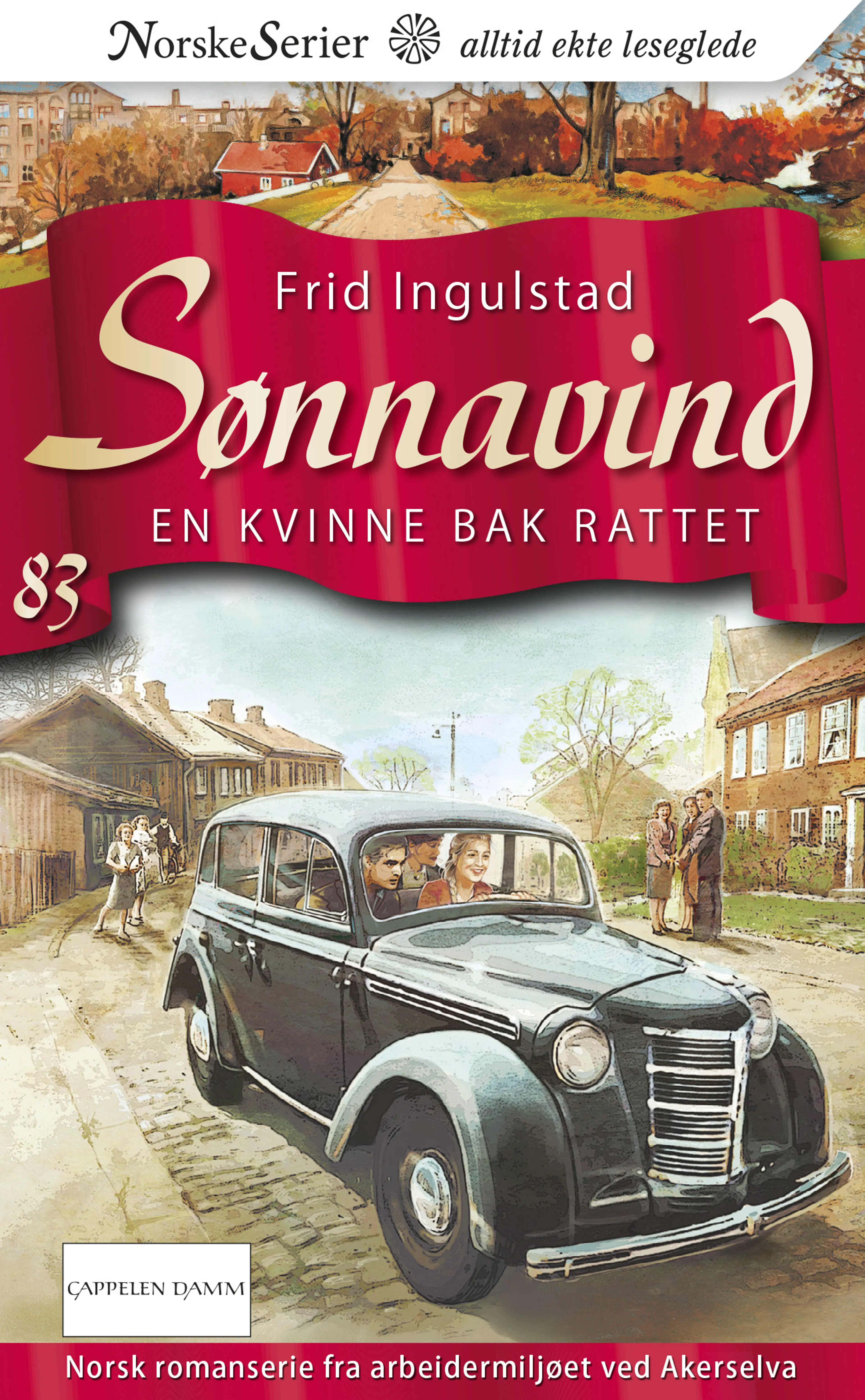 Omslag En kvinne bak rattet av Frid Ingulstad (Heftet)