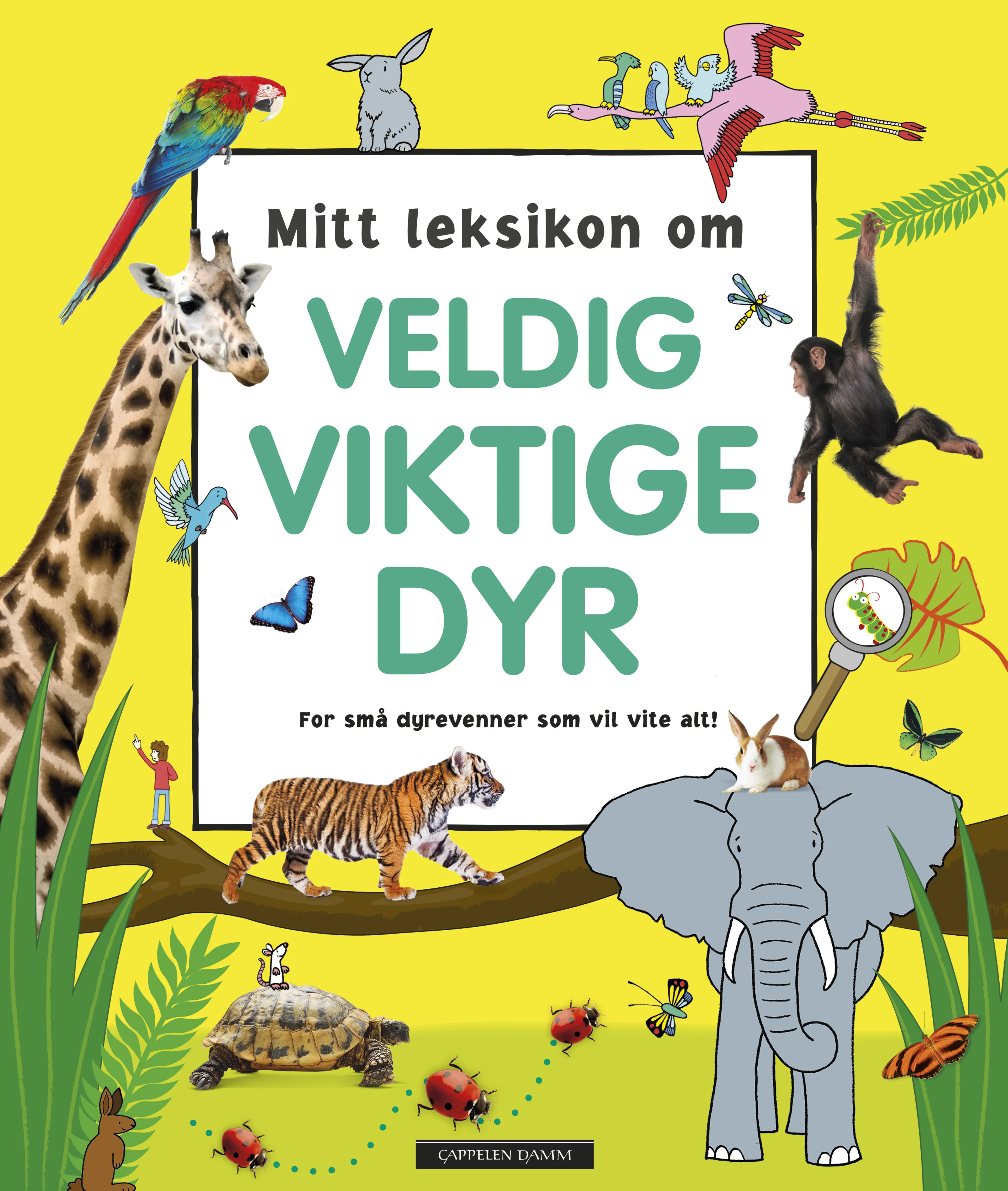 Omslag Mitt leksikon om veldig viktige dyr (Innbundet)