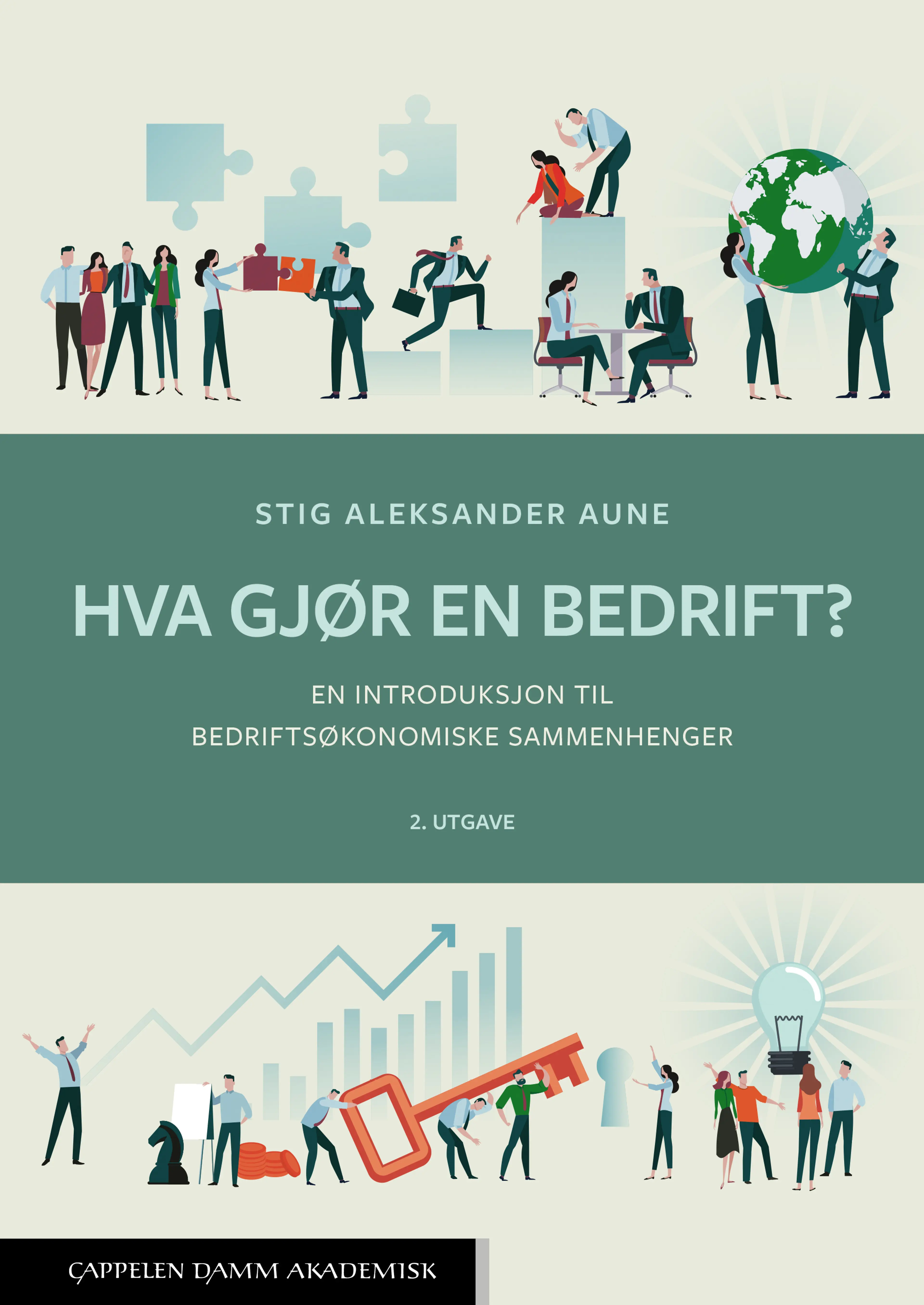 Omslag Hva gjør en bedrift? av Stig Aleksander Aune (Heftet)