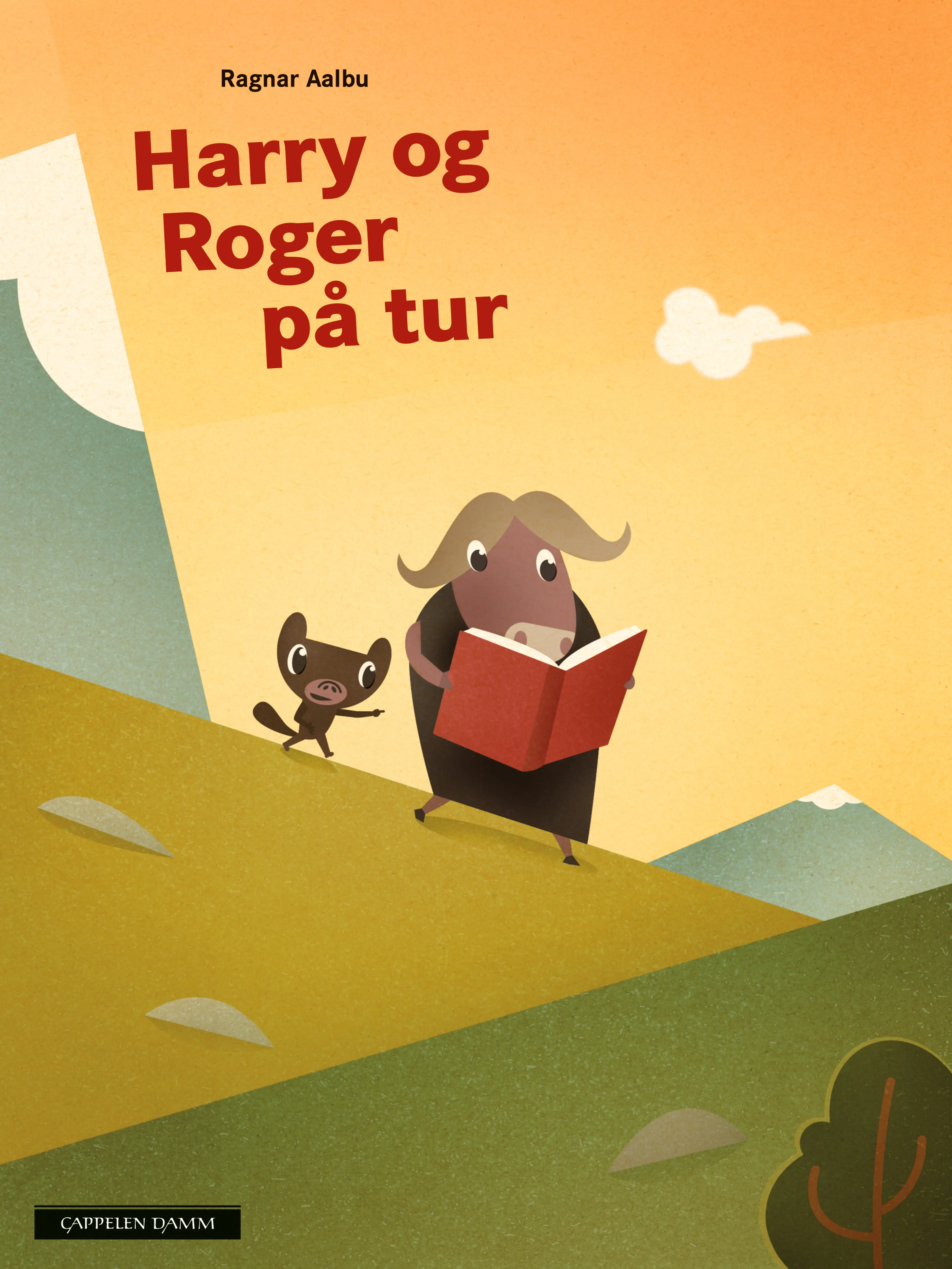 Omslag Harry og Roger på tur av Ragnar Aalbu (Innbundet)