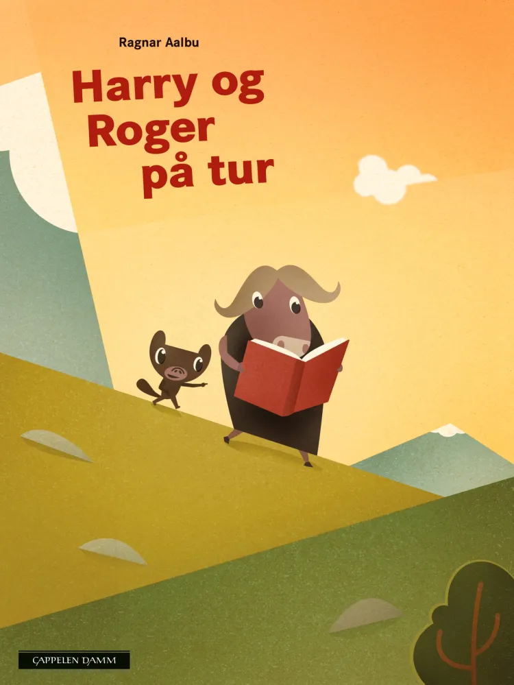 Omslag Harry og Roger på tur av Ragnar Aalbu (Innbundet)