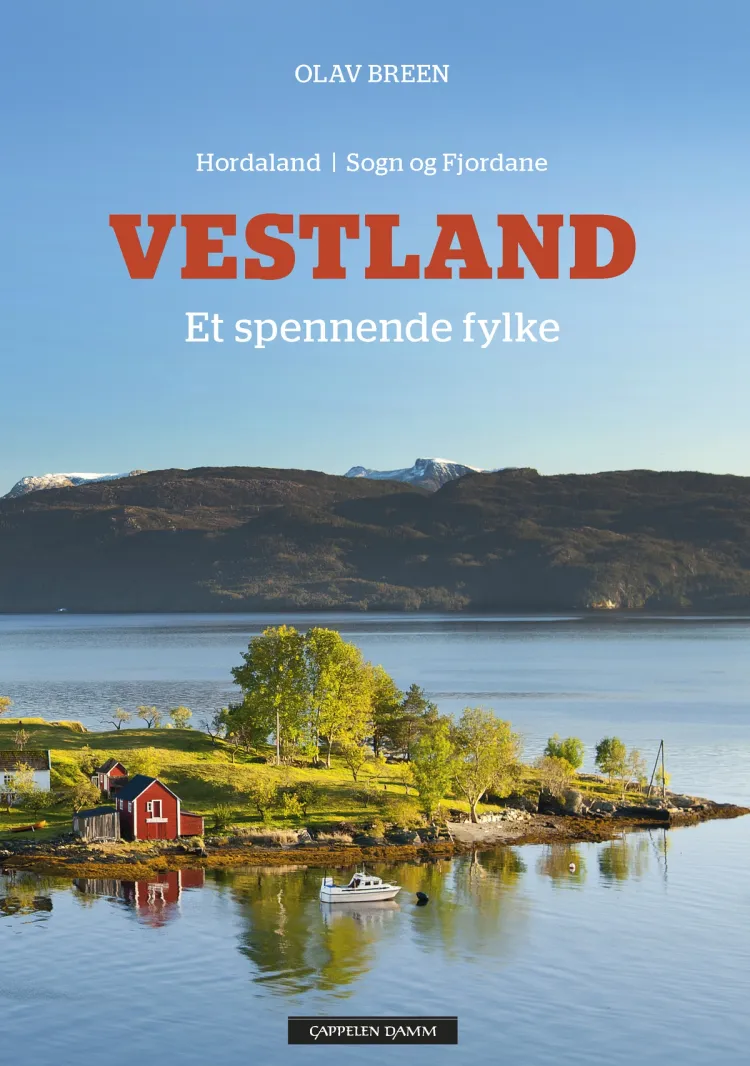 Omslag Vestland av Olav Breen (Innbundet)
