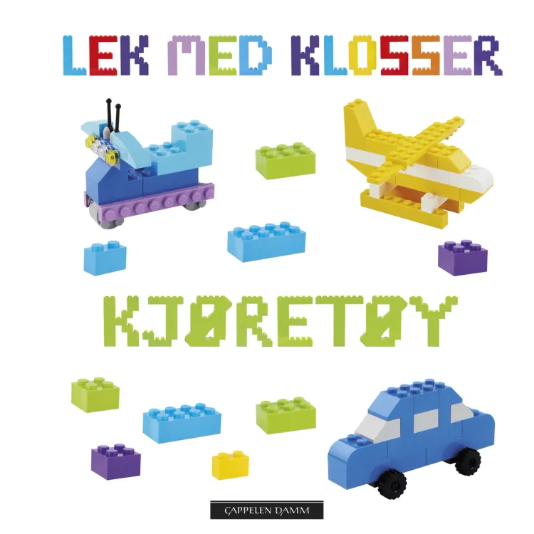 Omslag Lek med klosser - Kjøretøy (Innbundet)