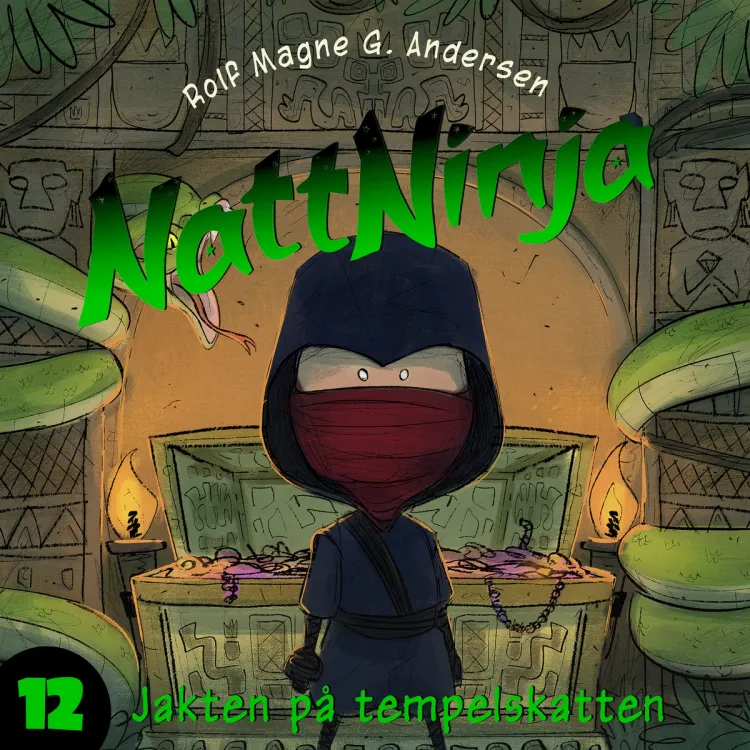 Omslag Nattninja - Jakten på tempelskatten av Rolf Magne G. Andersen (Lydbok)