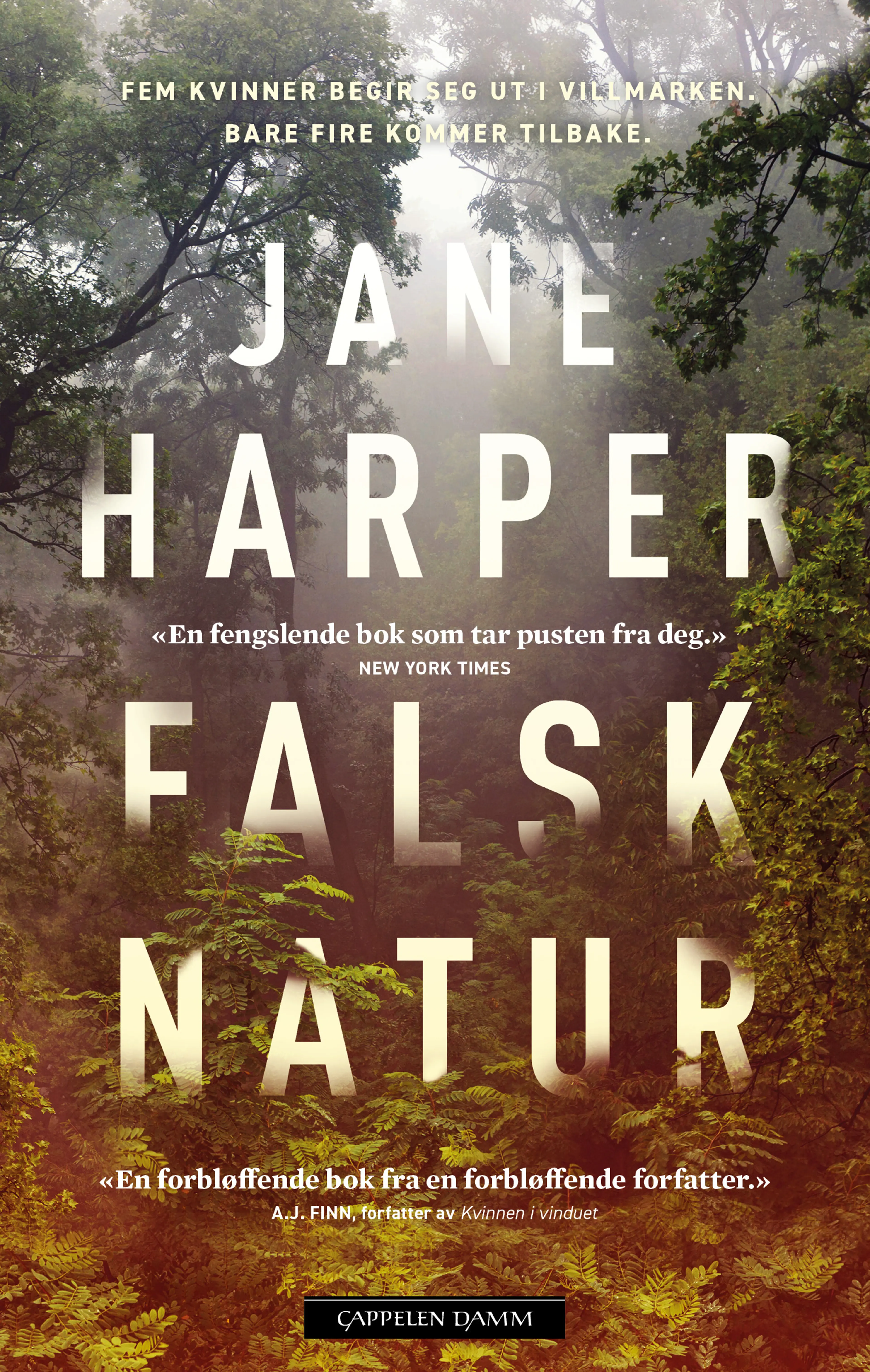 Omslag Falsk natur av Jane Harper (Heftet)