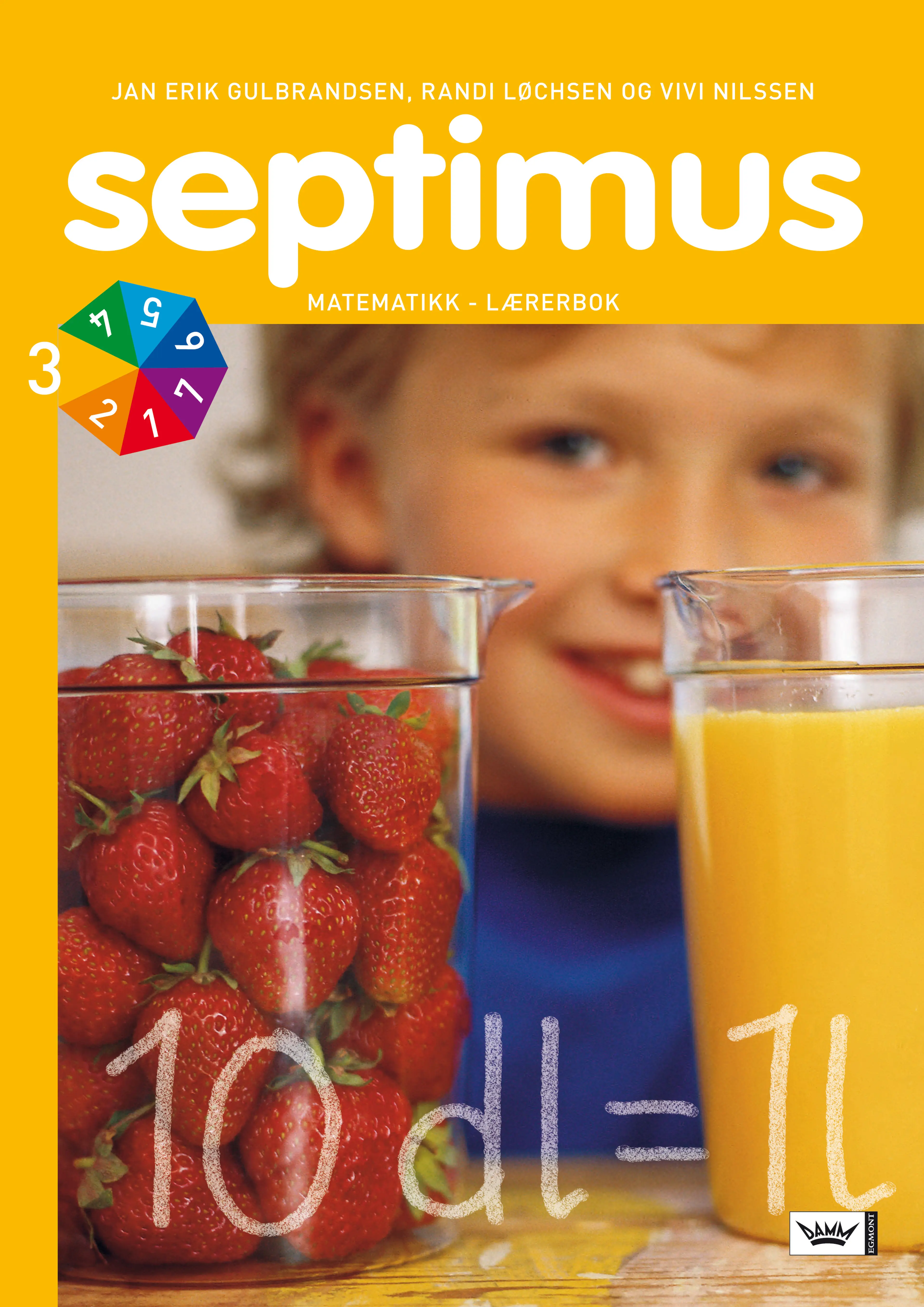 Omslag Septimus 3 Lærerbok av Jan Erik Gulbrandsen, Randi Løchsen og Vivi Nilssen (Ukjent)