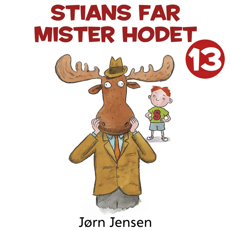 Omslag Stians far mister hodet av Jørn Jensen (Lydbok)